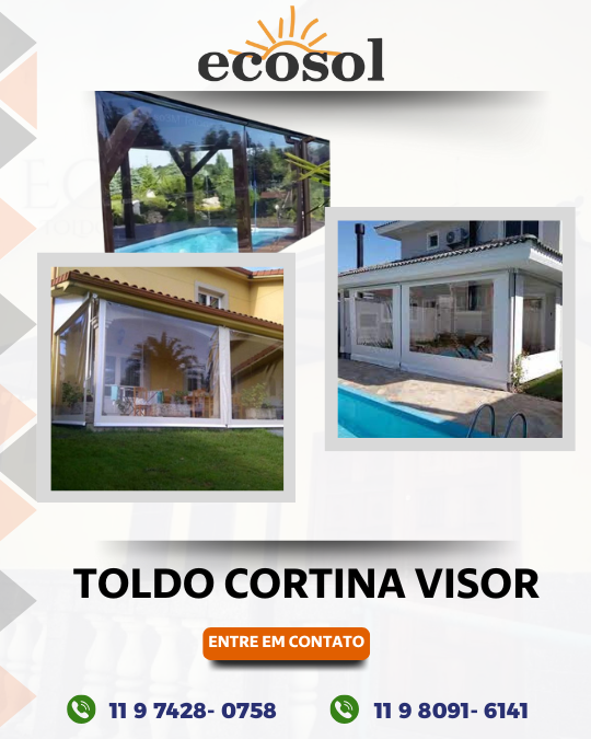 Toldo Cortina com Visor Toldo Cortina com Visor