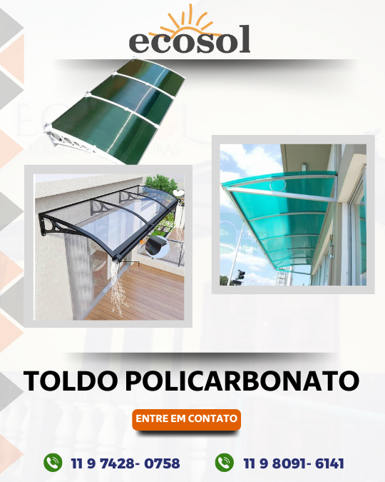 Toldo de Policarbonato Toldo de Policarbonato